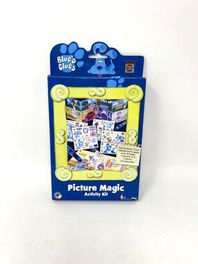 Vintage Rare Blue's Clues Picture Magic Activity Kit Road Trip Preschoolers